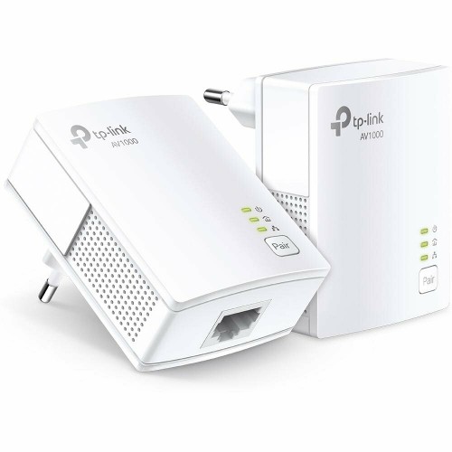 Комплект гигабитных адаптеров TP-LINK Powerline TL-PA7017 KIT AV1000 Gigabit Powerline Starter Kit,1000 Mbps .