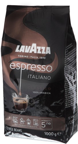 Кофе Lavazza Espresso арабика в зернах, 1кг