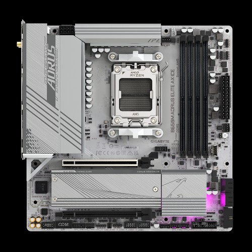 Материнская плата GIGABYTE B650M A ELITE AX ICE