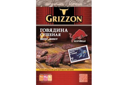 Говядина сушеная  копченная GRIZZON 36г*10шт Шоубокс