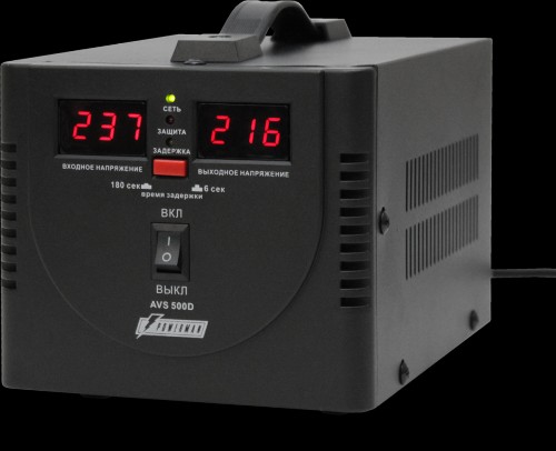 Стабилизатор POWERMAN AVS 500D Black