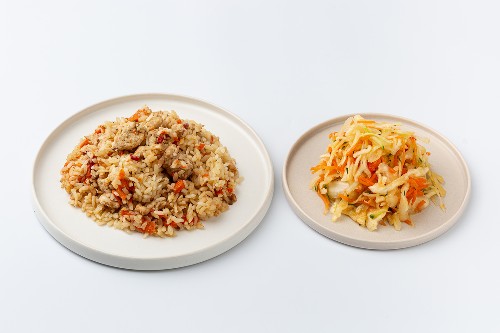 Набор: Салат Витаминный + Плов с курицей