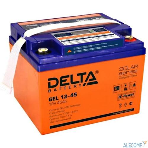 Аккумулятор Delta GEL 12-45 (12V/45Ah) GEL12-45