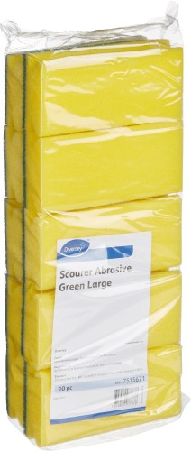 Губки для мытья посуды TASKI Scourer Abrasive L абразивная 19x6см 10шт/уп