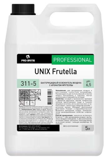 Профхим освежитель воздуха антибакт. Pro-Brite/UNIX Frutella, 5л