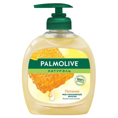 Мыло жидкое PALMOLIVE 300мл Молоко и мёд Питание