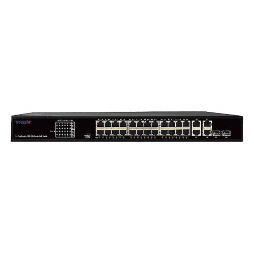 TR-NS14282С-370-24POE Trassir коммутатор с PoE TR-NS14282С-370-24POE Trassir коммутатор с PoE