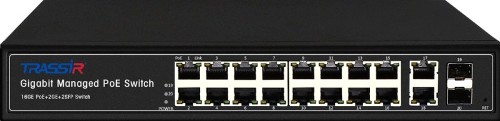 TR-NS24202S-300-16PoE v2 (D) Trassir коммутатор с PoE