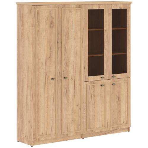 Шкаф комбинированный с гардеробом RAUT, Дуб Бофорд