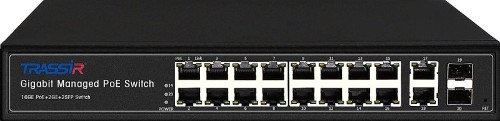 TR-NS24202S-300-16PoE Trassir коммутатор с PoE