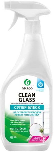 Профхим д/стекл-зеркал поверхн, универсал Grass/Clean Glass, 0,6л_т/р