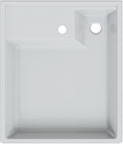 Раковина и умывальник СаНта Юпитер мини, 50x90x60, ш/в/гл с кронштейнами (900133)