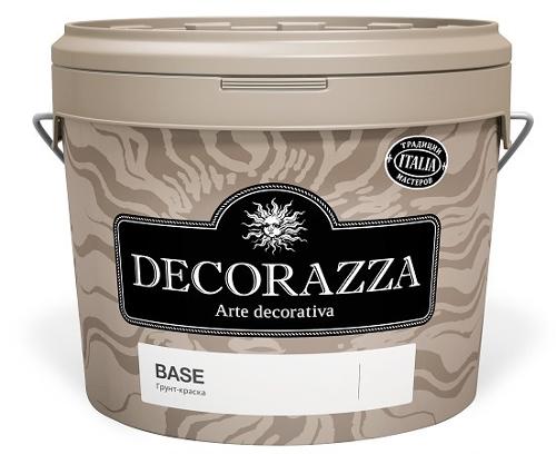 Decorazza Base краска-грунт декоративная подложечная , белый, 9 л