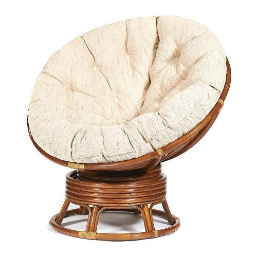 Кресло-качалка PAPASAN с подушкой, рecan Кресло-качалка PAPASAN с подушкой, рecan