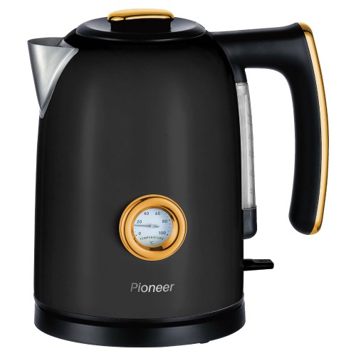 Чайник Pioneer KE560M, 1,7 л., 2200ВТ, черный