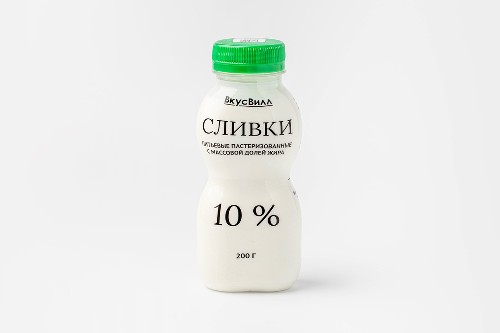 Сливки 10%, 200 г