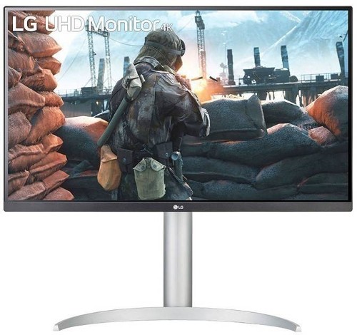 МОНИТОР 27" LG 27UP650-W Black-Silver (IPS, LED, Wide, 3840x2160, 60Hz, 5ms, 178°/178°, 400 cd/m, 1000:1, +DP, +2хHDMI,