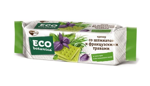 Крекер Eco Botanica со шпинатом и французскими травами,200г