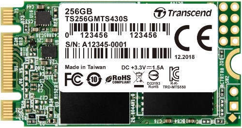Твердотельный накопитель Transcend MTS430S TS256GMTS430S