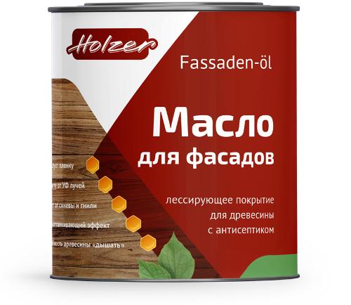 Holzer Fassaden-öl масло для фасадов, бесцветный, шелковисто-матовый, 10 л