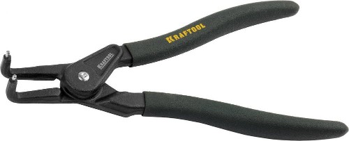 KRAFTOOL 180 мм, изогнутые губки, внутренний, съемник стопорных колец (22812-2)