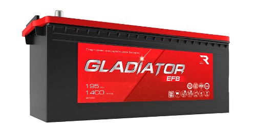 Аккумулятор GLADIATOR EFB 6СТ-195L(3)