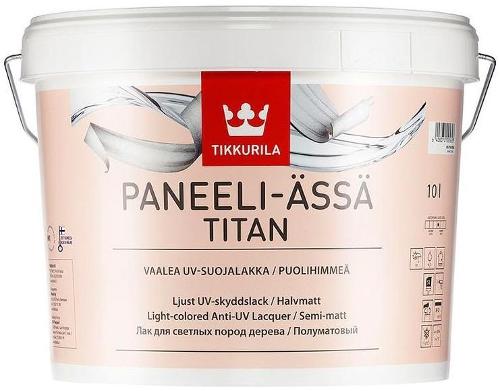 Tikkurila Paneeli Assa Titan лак для стен акриловый, ведро, 10 л