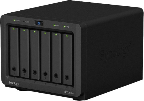 Сетевое хранилище Synology DS620slim 6x2.5 SATA/Celeron J3355/2GB DDR3L