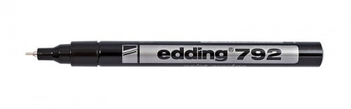 Маркер по металлу Edding E-792/1 чёрный пеинт лаковый (толщина линии 0.8 мм)