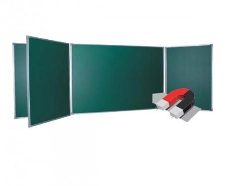 Доска пятиэлементная BOARDSYS 100х300 см магнитно-меловая, металлическая рама Доска пятиэлементная BOARDSYS 100х300 см магнитно-меловая, металлическая рама