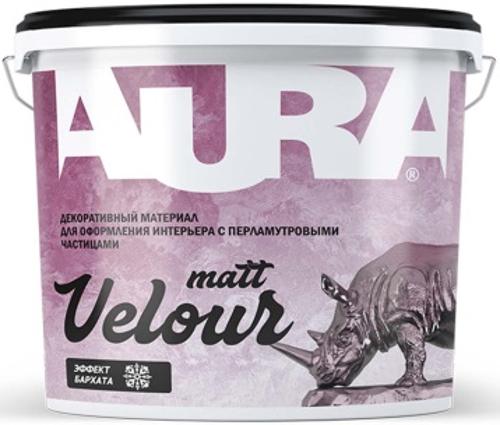 Aura Velour Matt штукатурка для внутренних работ декоративно-отделочная акриловая, 2,5 кг