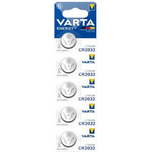Батарейка Varta ENERGY CR2032 BL5 Lithium 3V (6032) (5/100/500) (5 шт.) VARTA 06032229405 Батарейка Varta ENERGY CR2032 BL5 Lithium 3V (6032) (5/100/500) (5 шт.) VARTA 06032229405