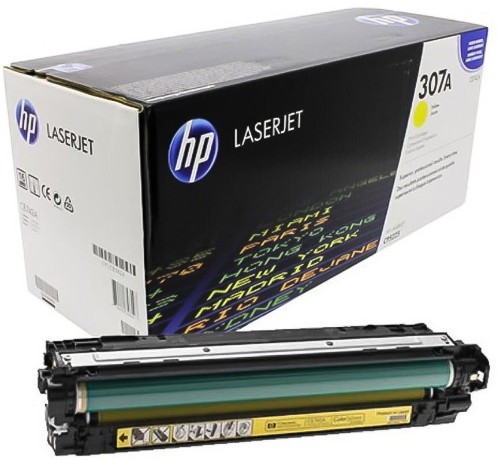 Картридж лазерный HP 307A CE742A желтый оригинальный
