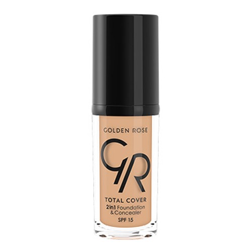 Крем-консилер тональный для лица Golden Rose Total Cover 2in1 Foundation & Concealer - 004 2в1