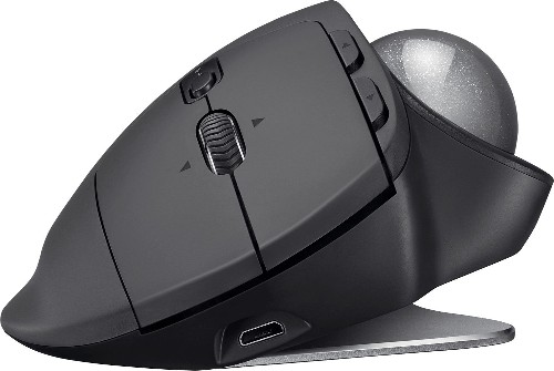 Трекбол Logitech Trackball MX Ergo графитовый оптическая 2048dpi беспров. BT/Radio USB 8but (910-005182)