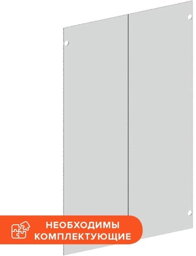Двери ED_Vita стекл. средние 2шт V-4.3,прозрачные