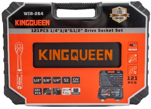 Набор инструментов KINGQUEEN 121 пред, 72 зуба WIB-264