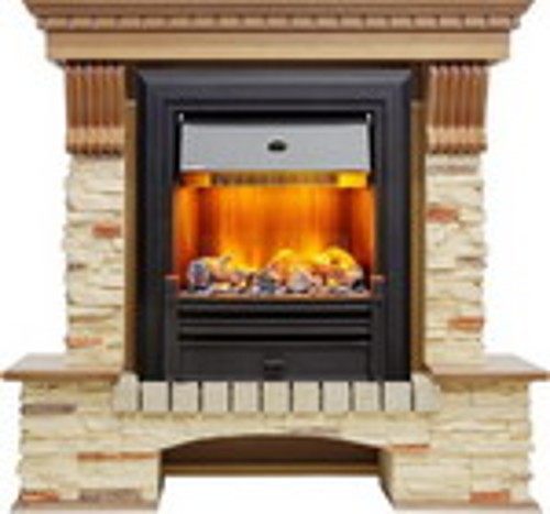 Камин Dimplex Pierre Luxe с очагом Brookline Black сланец (дуб) 1164879155