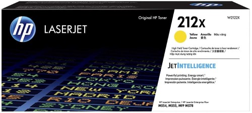 Картридж лазерный HP 212X W2122X желтый оригинальный повышенной емкости