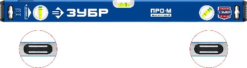 ЗУБР ПРО-М, 600 мм, усиленный магнитный уровень, Профессионал (34589-060)