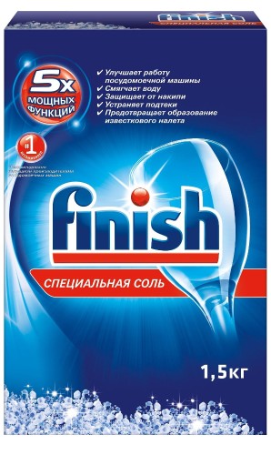 Соль от накипи ПММ FINISH (CALGONIT) 1,5кг