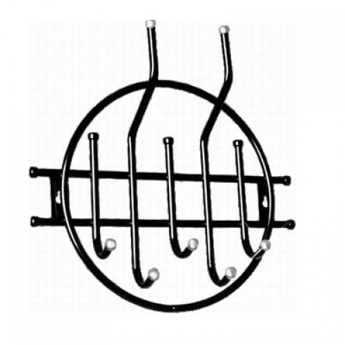 Вешалка для одежды Силуэт, чёрная, Титан