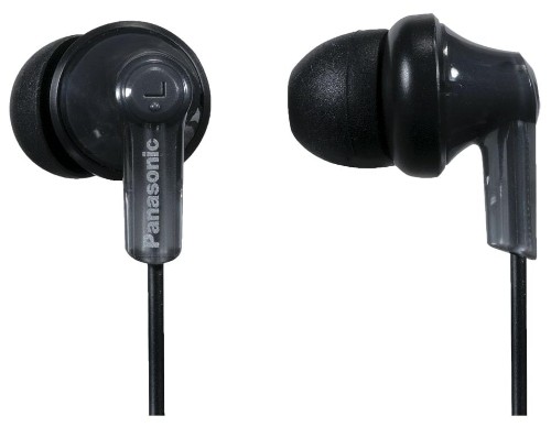 Наушники Panasonic RP-HJE118GUK, вкладыши канального типа, черный