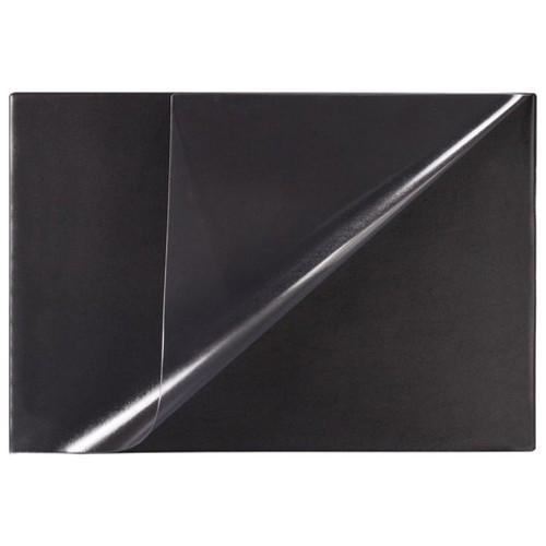 Коврик на стол BRAUBERG 45x65 см, чёрный с прозрачным верхним листом 236775