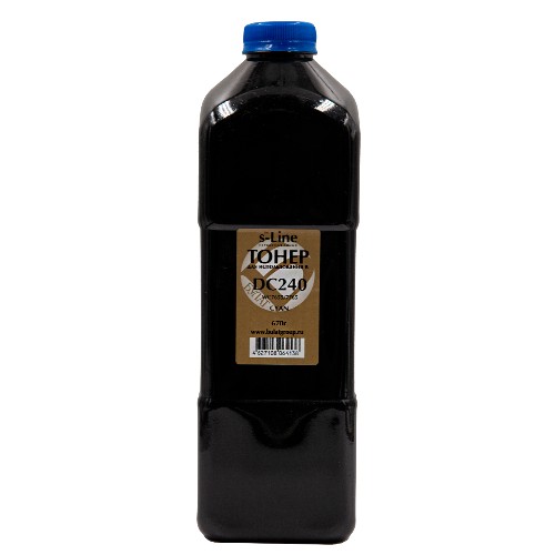 Тонер с девелопером БУЛАТ s-Line DC 240 для Xerox DC 240, WC 7655, WC 7765 (Голубой, банка 670 г)