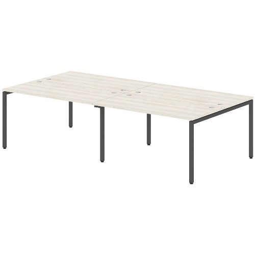 Стол 4-х местный XTEN-S, сосна эдмонт/антрацит, 281х141