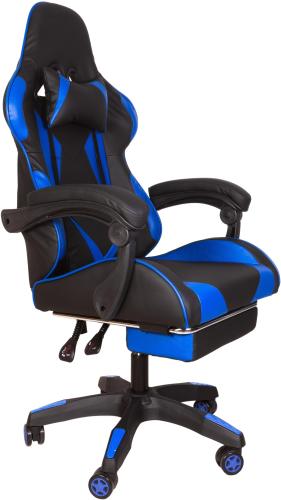Кресло игровое GRAMBER, черно-синий А04
